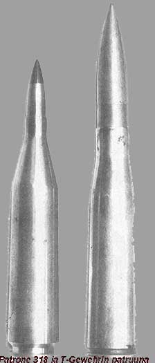 Patrone 318 ja 13 mm