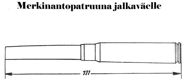 Merkinantopatruuna jalkav�elle